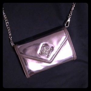 Vera Wang Metallic Crossbody Bag • NWOT